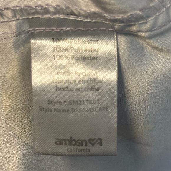 Ambsn Banana Fun Cartoon graphic Print Swim Shorts Mens Medium Purple 7” Inseam - Picture 5 of 5